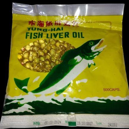 MINYAK IKAN TUNG HAI 1 PACK ISI 500 BIJI BUAT MANUSIA DAN HEWAN 0