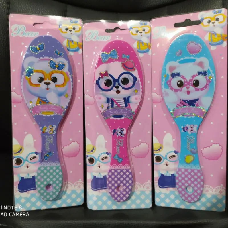 Sisir Oval Besar Karakter Anak Litle pony / unicorn / princes / hello kitty 2