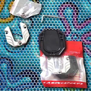 Bantalan Penyangga Kaki Kendaraan Listrik – Pedal Baterai Paduan Aluminium, Rangka Penyangga Samping Sepeda Motor, Bantalan Kursi Anti Selip Tunggal