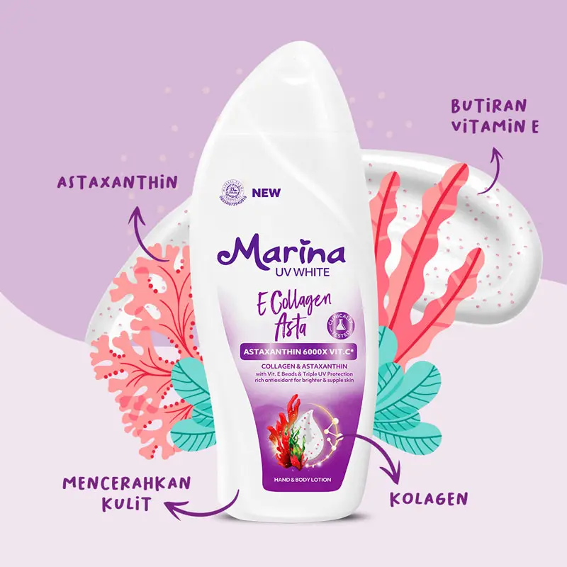 MARINA Hand & Body Lotion TANGGUNG 185ml khusus malam hari 2