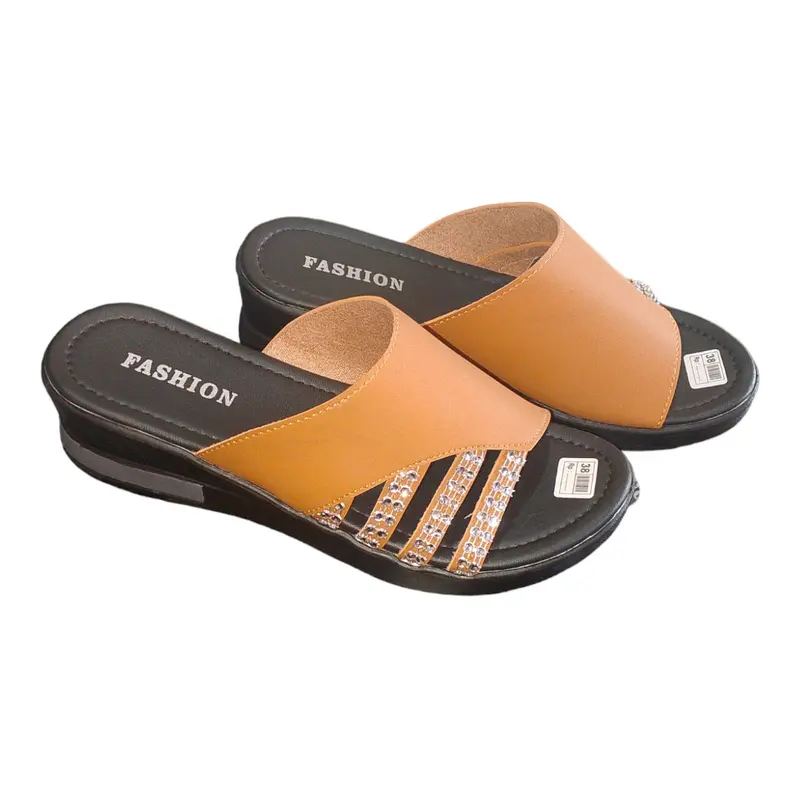 Sendal Wedges Wanita Cantik dan Elegan - Model Kuat - Sandal, Shoes 3