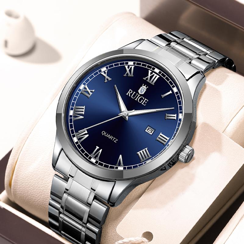 RUIGE Fashion Men's Watch Roman Scale Minimalist Men's Famou - TikTok ...