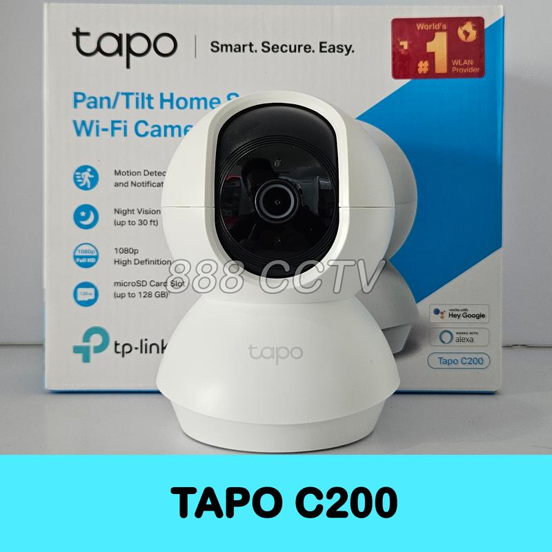TP-Link Tapo C200 2MP 1080p Smart CCTV Wifi IP Camera Indoor Pan Tilt 2