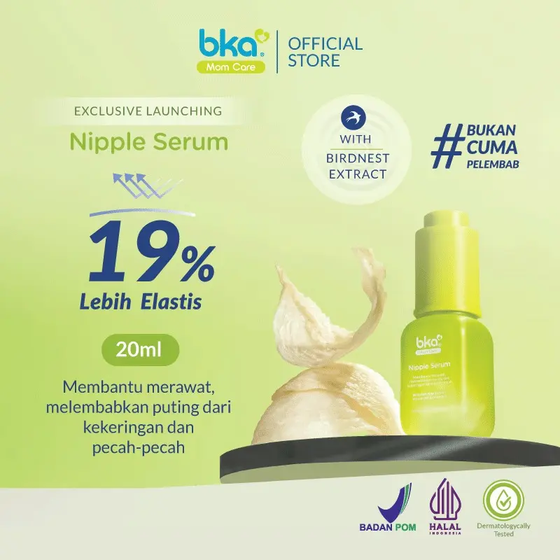 [LIVE] BKA NIPPLE SERUM isi 20ml - Meminimalisir PutIng Lecet Saat Menyusui - Perawatan Puting