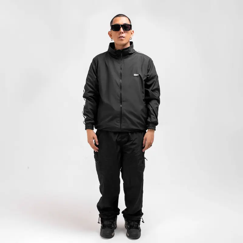 Mocking Truth - Pulse Wave Black Tracktop Jacket 1