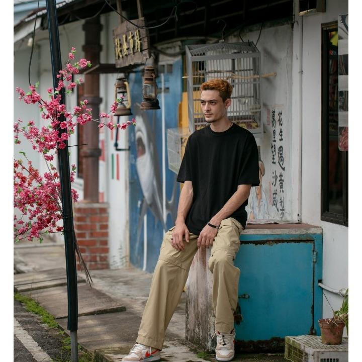 Product Introduction of Unisex Oversized T-Shirt Casual Cotton Plain 10