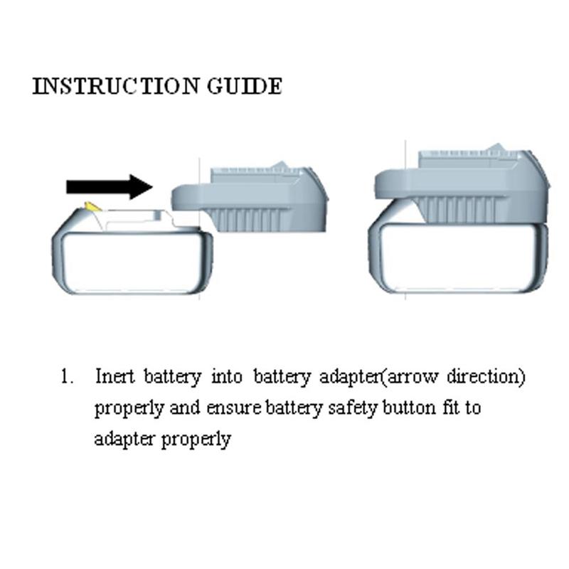 Product Introduction of MT20BSL Li-Ion Battery Converter Adapter for Makita 18V BL1830 BL1860 BL1850 BL1840 BL1820 Used To for Bosch 18V Tool 19