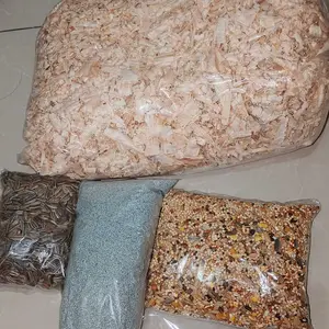 Buma Makanan Hamster Paket Bundling Hemat Pakan Hamster Mix 300gr Serbuk Kayu 300gr Pasir Zeolite 500gr Kuaci 100gr Ideal untuk Belanja Efisien