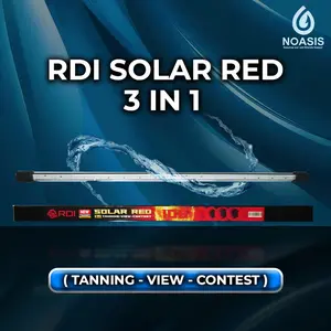 RDI LED SOLAR RED 3 IN 1 Lampu Tanning View Kontes Arwana RDI SR 68 88 108 128 158 188 TVC