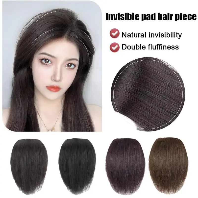 Miếng Đệm Tóc Cho Nữ, Miếng Đệm Tóc Mô Phỏng Cho Rễ Tóc, Dụng Cụ Hữu Ích Và Bồng Bềnh, Y1G9 Có Hộp sọ Cao 1