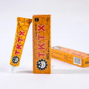 TKTX-Krim Anastesi Sulam Alis & Bibir Numbing Cream Tato & Pereda Nyeri Castor Oil untuk VC Bahkan Nada Kulit Efektif Mengurangi Rasa Sakit Selama Proses Sulam