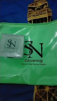 Product Review of CREAM SIANG SUNSCREEN SN GLOWING Memutihkan Wajah Mencerahkan from n**6 0