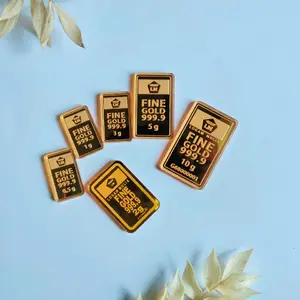 Replika Logam Mulia Emas Antam untuk Dekorasi Mahar Pernikahan - Bahan Akrilik Mirror Glossy