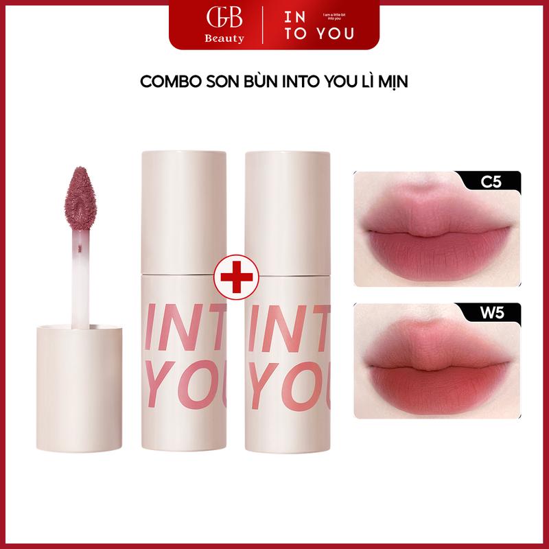 Tunpham x CFB Combo 2 son bùn không khí INTOYOU không lem lâu trôi che phủ vân môi 1.8g