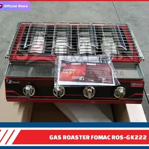 Kompor Gas Pemanggang 4 Tungku Fomac (ROS-GK222) Khusus Gojek