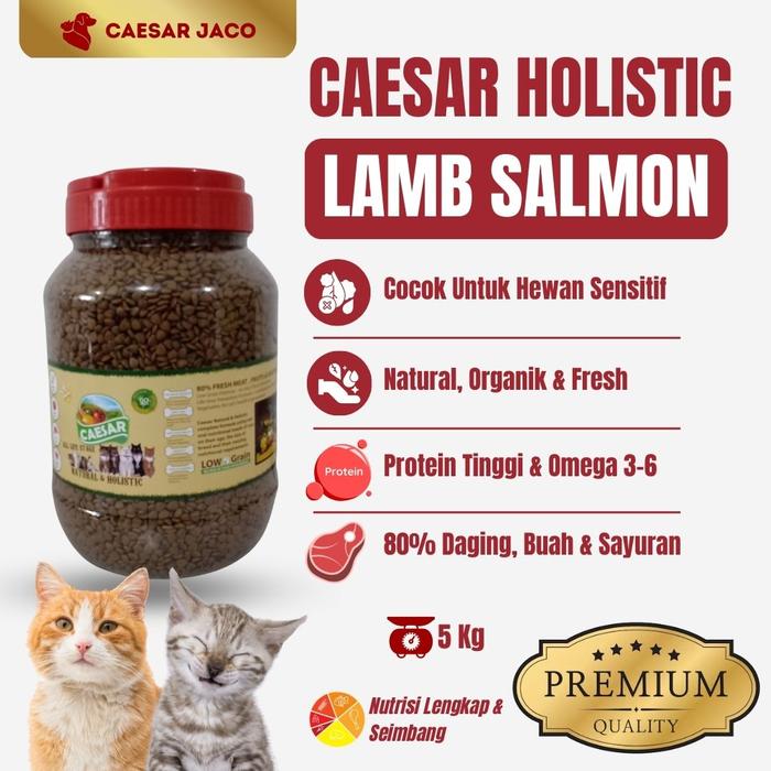 Gambar Makanan Kucing / Cat Food Caesar Natural Holistic 5kg dari Caesar JacO Kota Administrasi Jakarta Barat Tokopedia