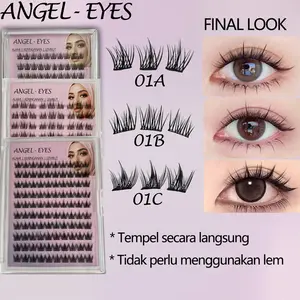 Bulu Mata Eyelashes Bulumata Korean Look Roasan Mata Tebal Bulu Mata Palsu Langsung Tempel BuluMata Extension