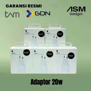 (ASM × Robi) ADAPTOR CHARGER 20W All Type Iphone new Original TAM Garansi Resmi 6 Bln