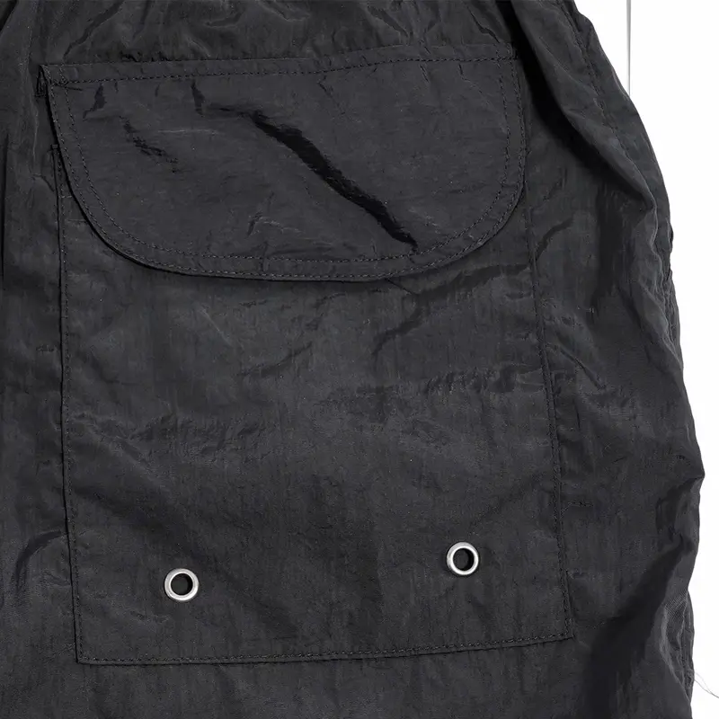 Prodigo * Boardshort Pria Bratan Motif 2 I Celana Pendek Pria I Celana Santai I Boardshort Crinckle I Short Pants Hitam 3