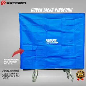 ProSpin Cover Meja Pingpong Universal Posisi Berdiri Bahan Tebal, Tahan Air dan Awet