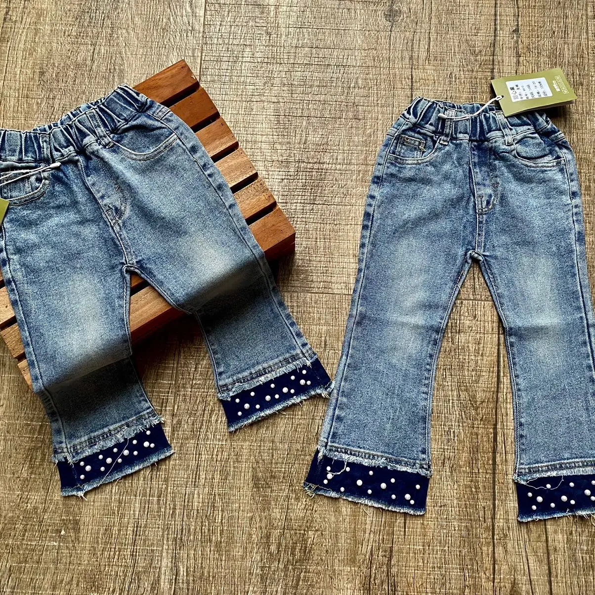 CELANA JEANS CUTBRAY PANJANG IMPORT ANAK PEREMPUAN (2-5th)8810 (NO BELT)