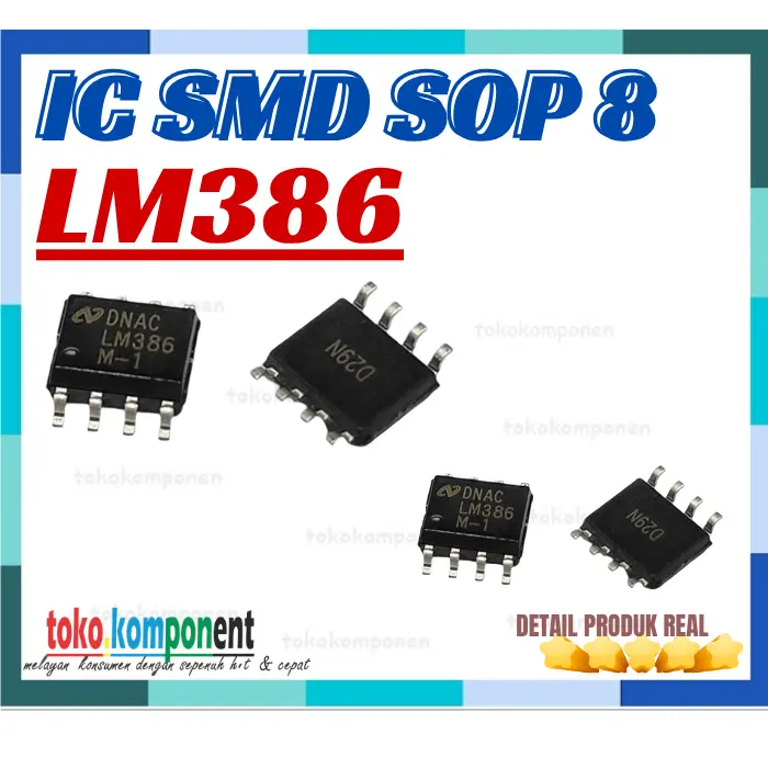 ic LM386 SMD SOP 8 PIN LM 386 SMD