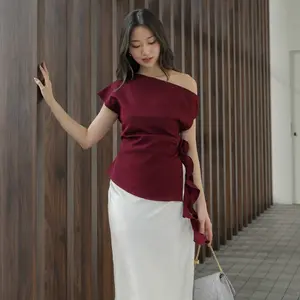 [Tavia] Flora Top / Atasan Wanita / Blouse Wanita