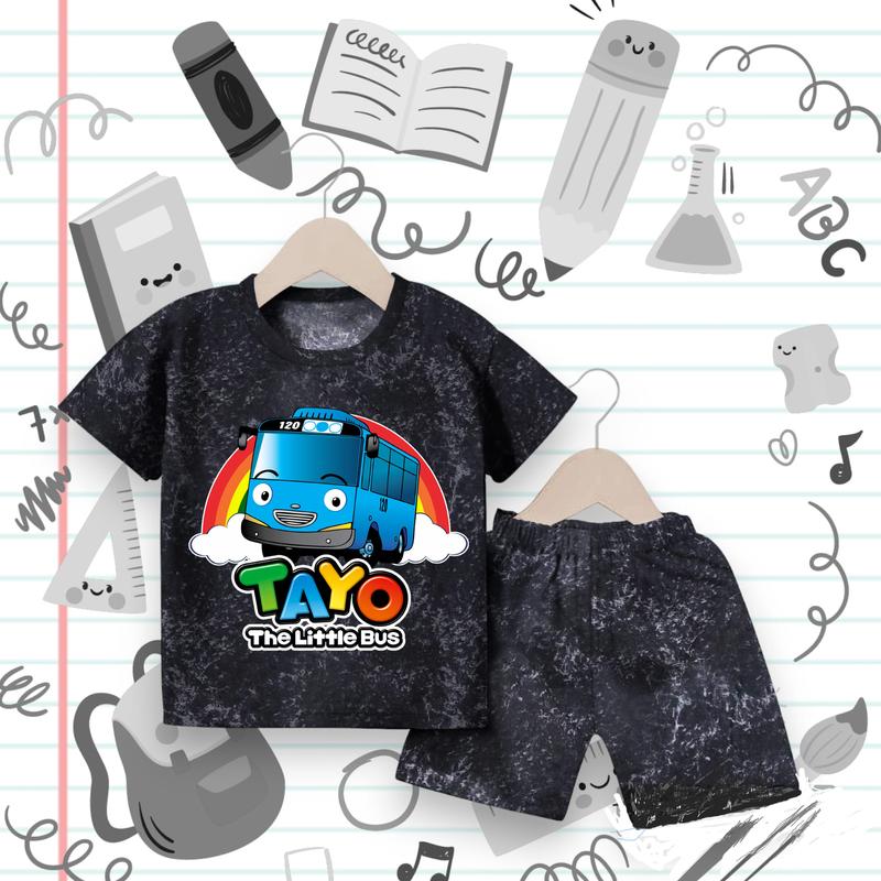 PROMO 4.4 Stelan Anak Bayi Baby Perempuan Laki Laki Usia 0-4 Tahun / Fashion Set Pendek Premium Wash 3