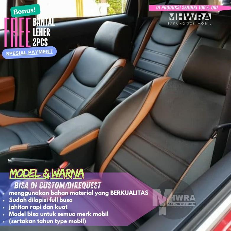 Product Introduction of Sarung jok mobil calya sigra full 3 baris bahan kulit sintetis Astra grade A (harga standar) toyota daihatsu CALYA SIGRA Car COD bayar ditempat 46