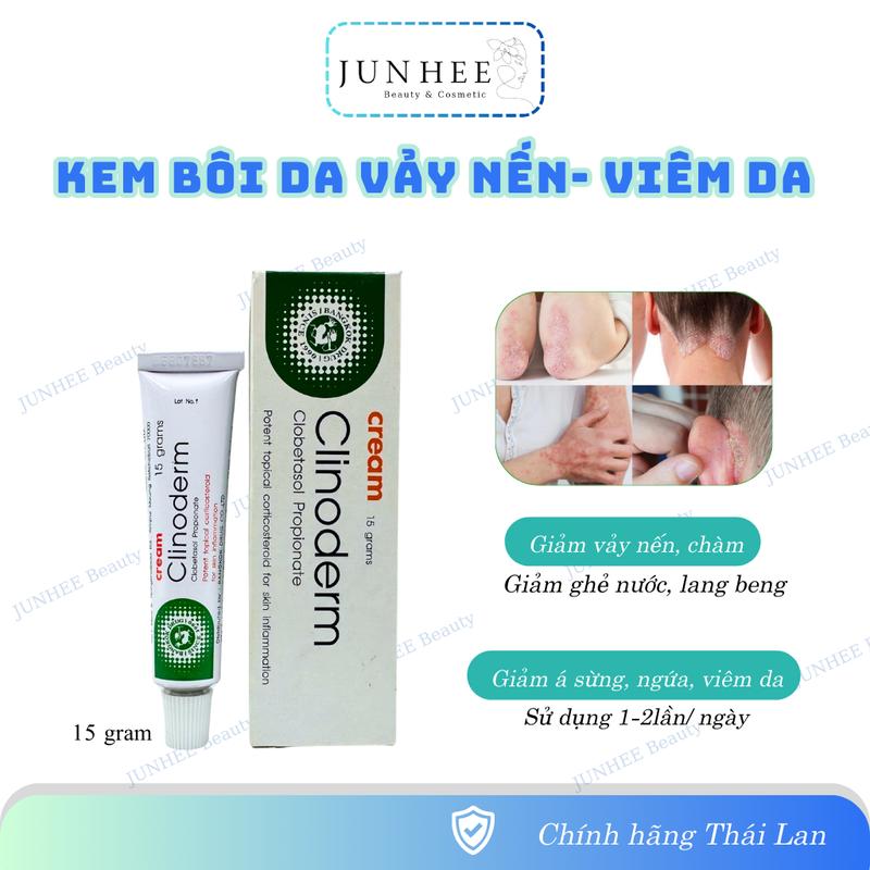  Kem bôi da vảy nến chàm khô da viem da CLINODERM CREAM Thái Lan 