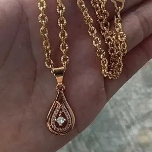 Kalung Wanita Dewasa Nuri Permata CANTIK Mewah  Lapis Emas 24k