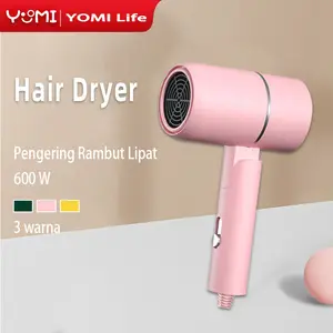Hair Dryer Pengering Rambut Lipat 600W / Pengering Rambut Portable/ Hair drayer mini  Termurah