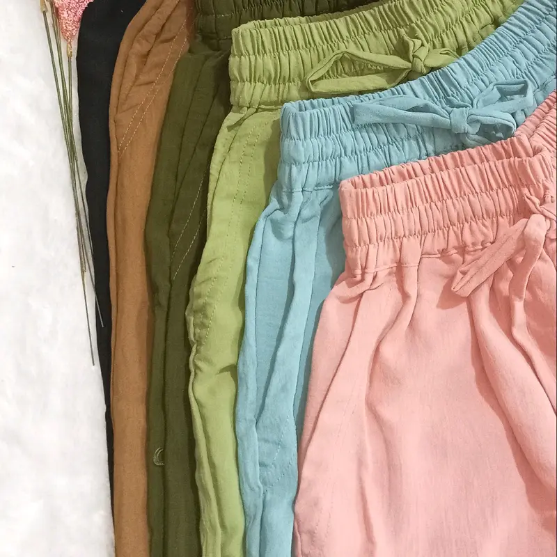 KULOT CRINKLE KANTONG SAMPING  celana bawahan  panjang Fashion muslim 3