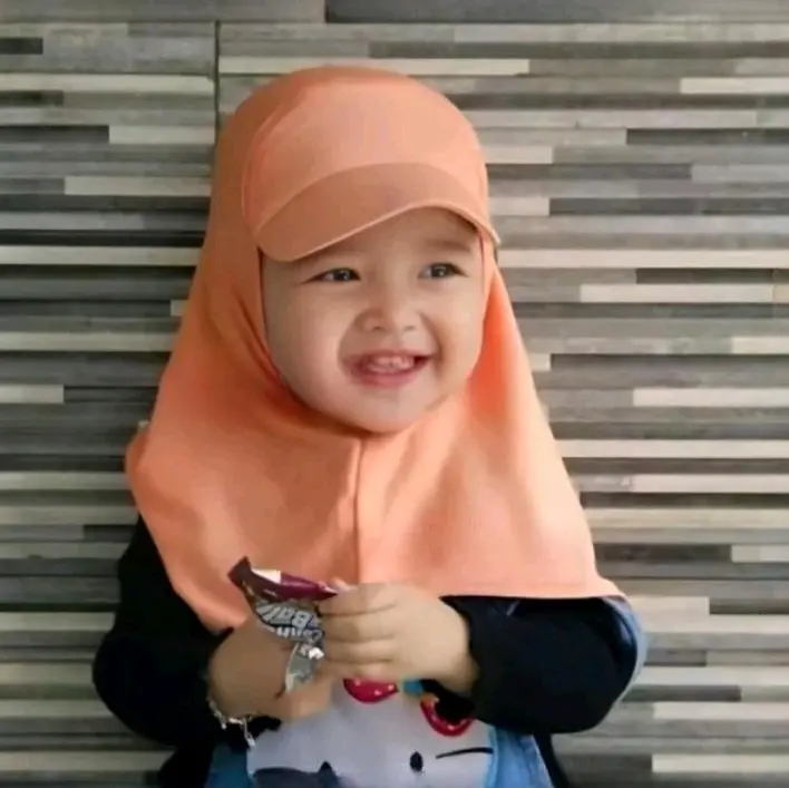 jilbab anak sporty anak 1-2-3 tahun kerudung anak jilbab bayi