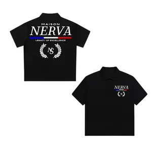 Nerva Studios - Polo Shirt Hitam Maison Nerva
