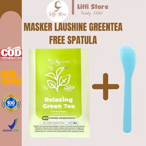 [SALE] Masker Laushine Beauty Green Tea 25GR BPOM Collagen Powder Mask