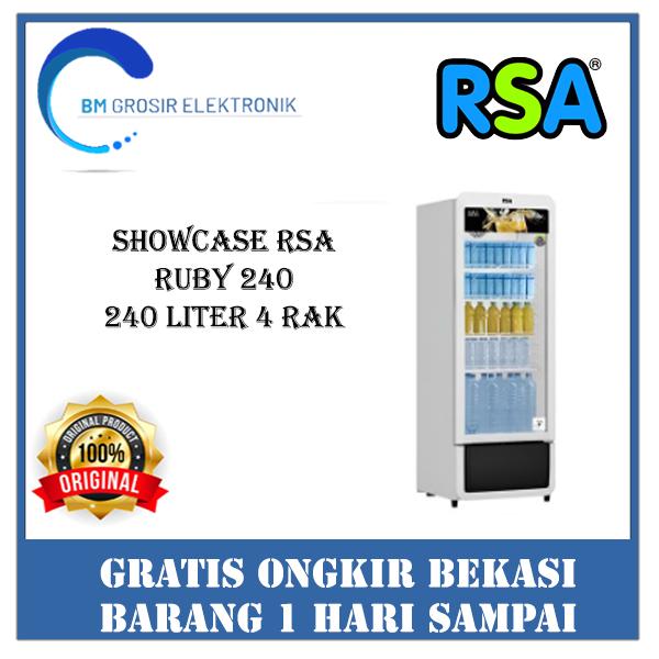 Ruby 240 Jual RSA SHOWCASE RUBY 240 SHOWCASE 240 LITER 4 RAK ORIGINAL BRAND ...