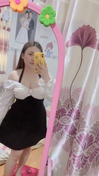 Product Review of ĐẦM BIGSIZE BẸT VAI TAY DÀI D326 (TÁO ĐỎ BIGSIZE 55-90KG) from N**L 1