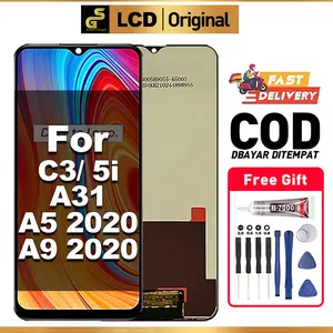 LCD R3LME C3 5i PP A31 A5 2020 A9 2020 ORIGINAL 100% Garansi 30 Hari Tampilan HD Jernih Responsif Tahan Lama Cocok untuk Ganti Layar Retak Cocok Sesuai Hp Garansi Aman