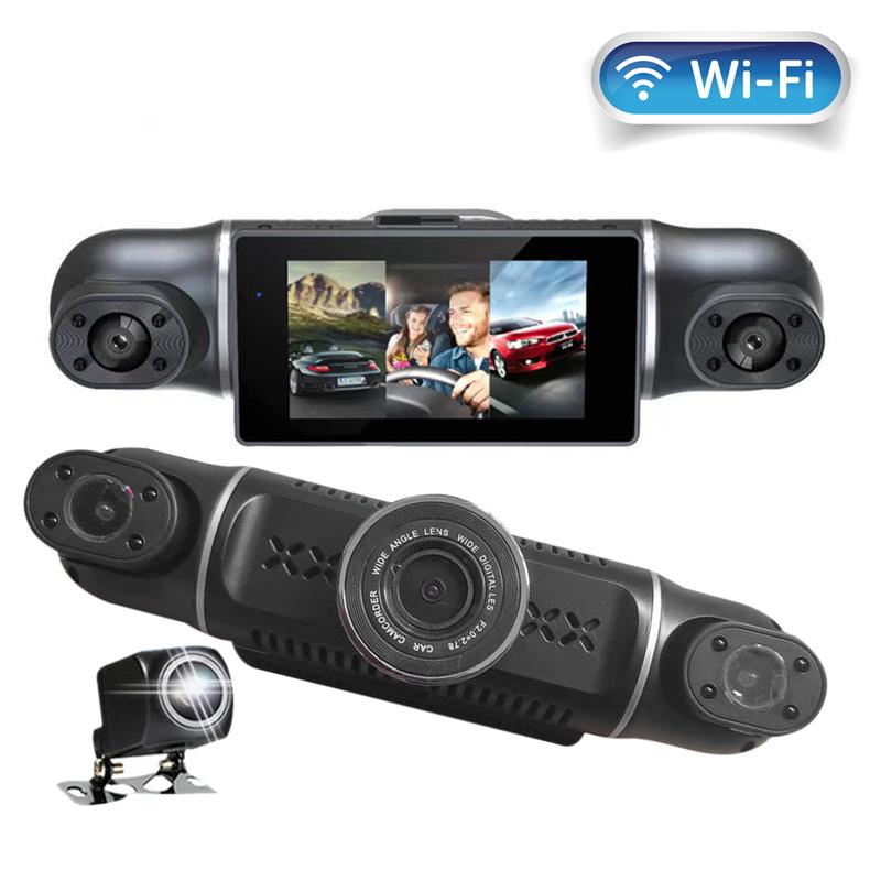 Product Introduction of COD Car Dash Cam 4 Channel Driving Camera FHD 1080P Front Left Right Rear with WiFi Night Vision Loop Recording 24H Parking Monitor 46