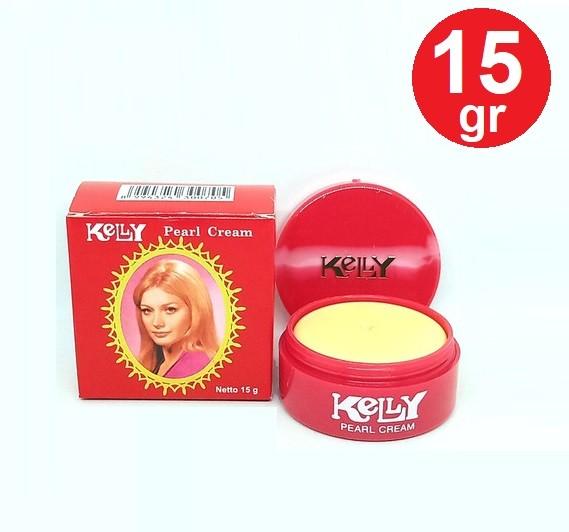 Kelly Pearl Cream 5gr / 15gr - Cream Wajah Alas Bedak Kelly Pelembab 2