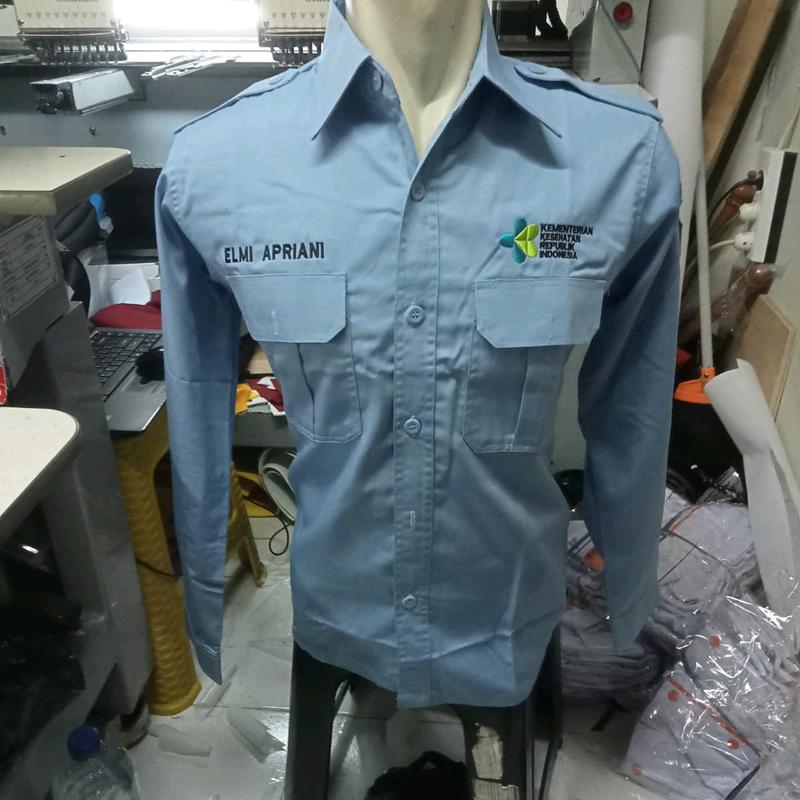 KEMEJA KEMENKES KEMENTERIAN KESEHATAN SERAGAM KEMENKES 6