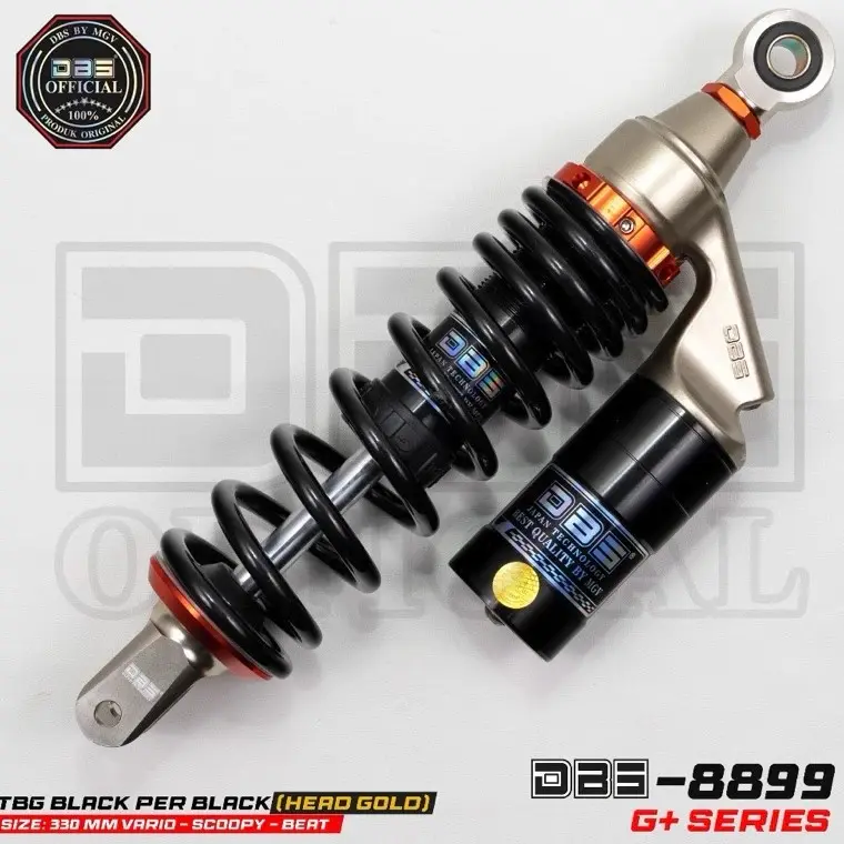 Black/Black Head Gold