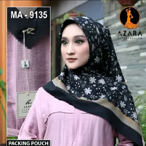 hijb segi4 Azara premium paket 2 pcs harga termurah motif lasercut