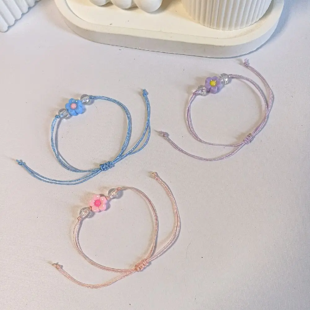 Gelang tali daisy pastel aesthetic