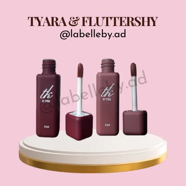 TK by Tyra FLUTTERSHY Matte Lip Paint in Nude Pink Tones - Satin Matte Liquid Lipstick - Gloss, Lipgloss