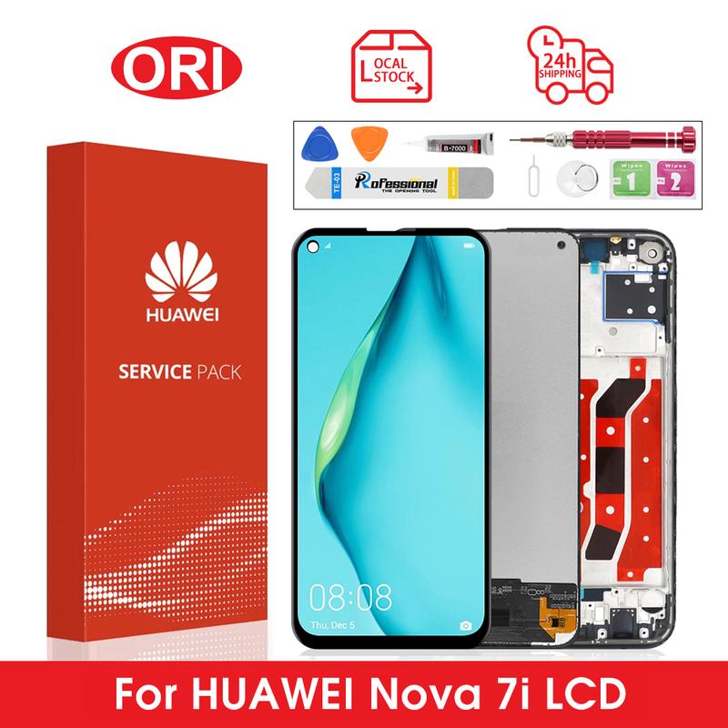 Cover Trasparente Per Huawei Nova 7i / Nova 6 SE Con Farfalla Blu – Custodia Sottile In Silicone TPU Antiurto E Antigraffio