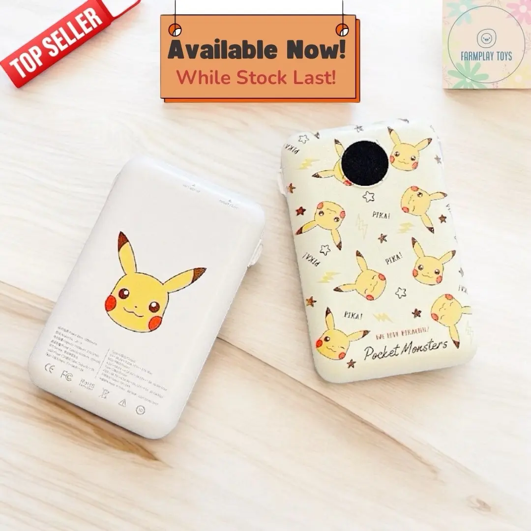 Cute Cartoon's Fast Charging LED Portable Charger 10000mAh Powe Bank,No Loose Cables & LED Power Display! Hidden Charging Cable with iphone & type C. Accessories Compact! black type c, Chargeable