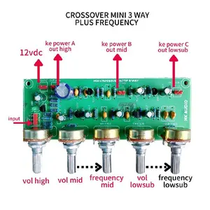 kit crossover mini 3way 12v non ct