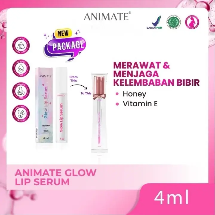 Lip Serum | Melembabkan Mencerahkan Warna bibir